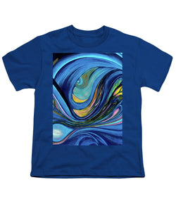 Abstract Blue Personality  - Youth T-Shirt