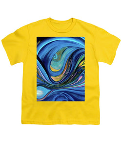 Abstract Blue Personality  - Youth T-Shirt