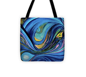 Abstract Blue Personality  - Tote Bag