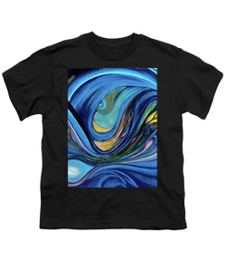 Abstract Blue Personality  - Youth T-Shirt