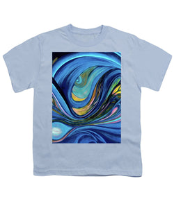 Abstract Blue Personality  - Youth T-Shirt