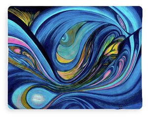 Abstract Blue Personality  - Blanket