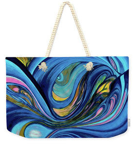 Abstract Blue Personality  - Weekender Tote Bag