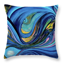 Load image into Gallery viewer, Abstract Blue Personality  - Throw Pillow
