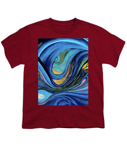 Abstract Blue Personality  - Youth T-Shirt