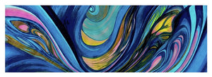 Abstract Blue Personality  - Yoga Mat