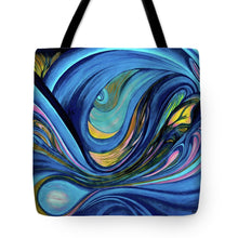Load image into Gallery viewer, Abstract Blue Personality  - Tote Bag
