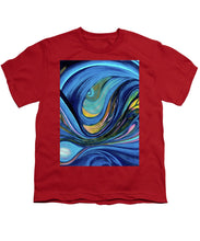 Load image into Gallery viewer, Abstract Blue Personality  - Youth T-Shirt
