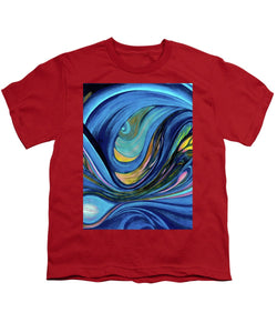 Abstract Blue Personality  - Youth T-Shirt