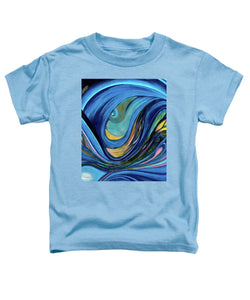 Abstract Blue Personality  - Toddler T-Shirt