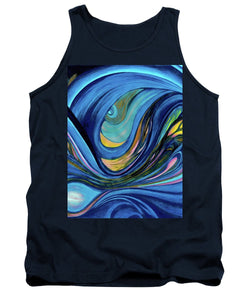 Abstract Blue Personality  - Tank Top
