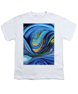 Abstract Blue Personality  - Youth T-Shirt