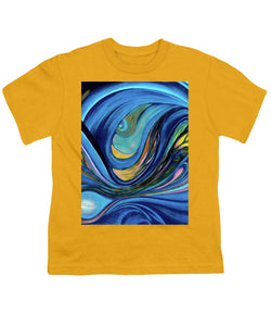 Abstract Blue Personality  - Youth T-Shirt