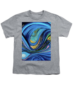 Abstract Blue Personality  - Youth T-Shirt