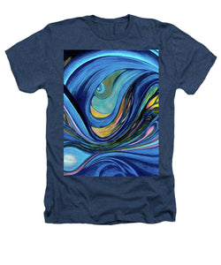 Abstract Blue Personality  - Heathers T-Shirt