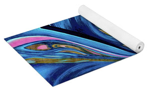 Abstract Blue Personality  - Yoga Mat