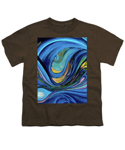 Abstract Blue Personality  - Youth T-Shirt