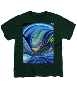 Abstract Blue Personality  - Youth T-Shirt